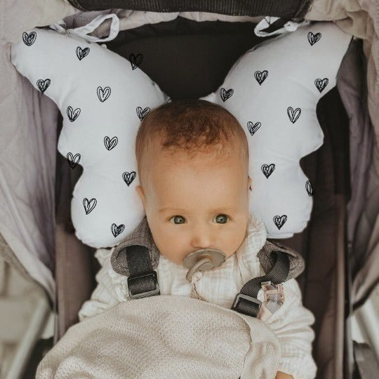 Multifunctional Baby stroller neck pillow butterfly shape strap connection baby out of shock pillow - V.I.P Digital Presence