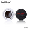 Music Flower Brand Black Waterproof Eyeliner Gel Makeup Cosmetic Gel Eye Liner With Brush 24 Hours Long-lasting - V.I.P Digital Presence