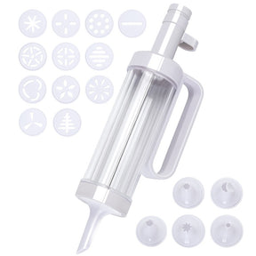 Cookie cookie gun biscuit grinder full set of baking gun set mounted flower nozzle extrusion - V.I.P Digital Presence