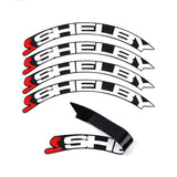 Car tire stickers tire letter stickers English letter 3D stickers - V.I.P Digital Presence