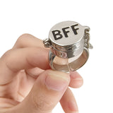 New cute SpongeBob Patrick friendship bff open ring forever best friend gift - V.I.P Digital Presence