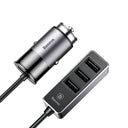 Baseus 4 USB Multi Expander Car Charger 5.5A 4 Port Fast Car Charger Adapter - V.I.P Digital Presence