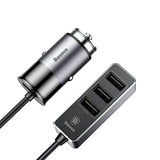 Baseus 4 USB Multi Expander Car Charger 5.5A 4 Port Fast Car Charger Adapter - V.I.P Digital Presence