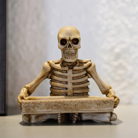 Antique Skull Holding Slot Storage Small Tray - V.I.P Digital Presence