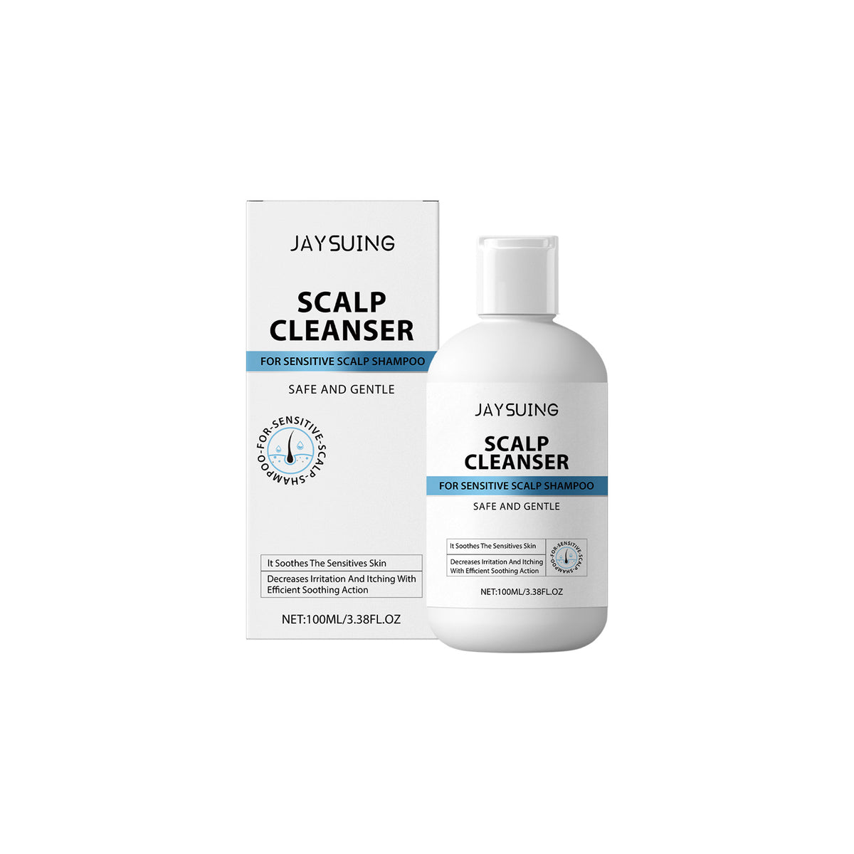 Scalp Shampoo Gentle Clean Moisturizing Hydrating Repair Soft Hair Shampoo - V.I.P Digital Presence