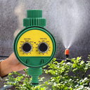 Outdoor plastic garden hose equipped with electronic automatic irrigation timer - V.I.P Digital Presence