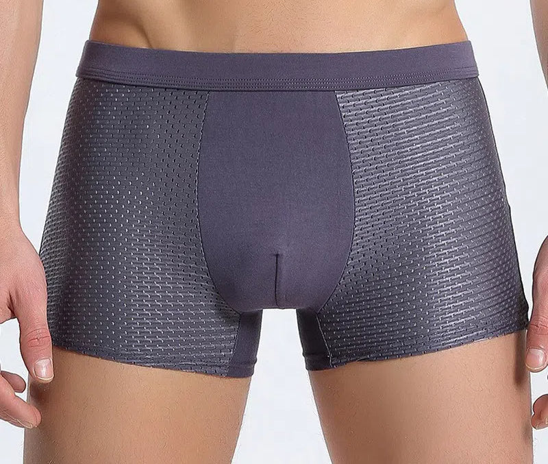 Men's ice silk flat corner pants with breathable mesh thin underwear and men's four corner underwear - V.I.P Digital Presence