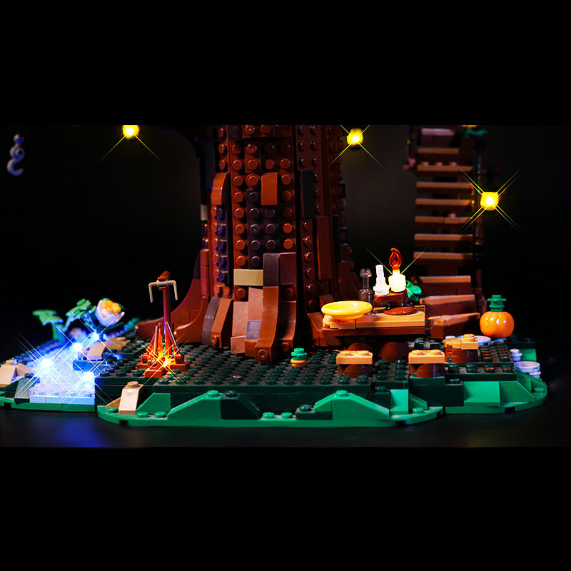 Building block lighting compatible with LEGO treehouse 21318 creative treehouse lighting jungle treehouse LED lighting group - V.I.P Digital Presence