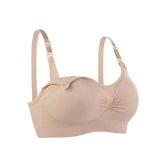 Pregnant Women Without Steel Ring Front Open Buckle Plus Size Seamless Breastfeeding Bra Adjustment Type Gathering Bra Underwear - V.I.P Digital Presence