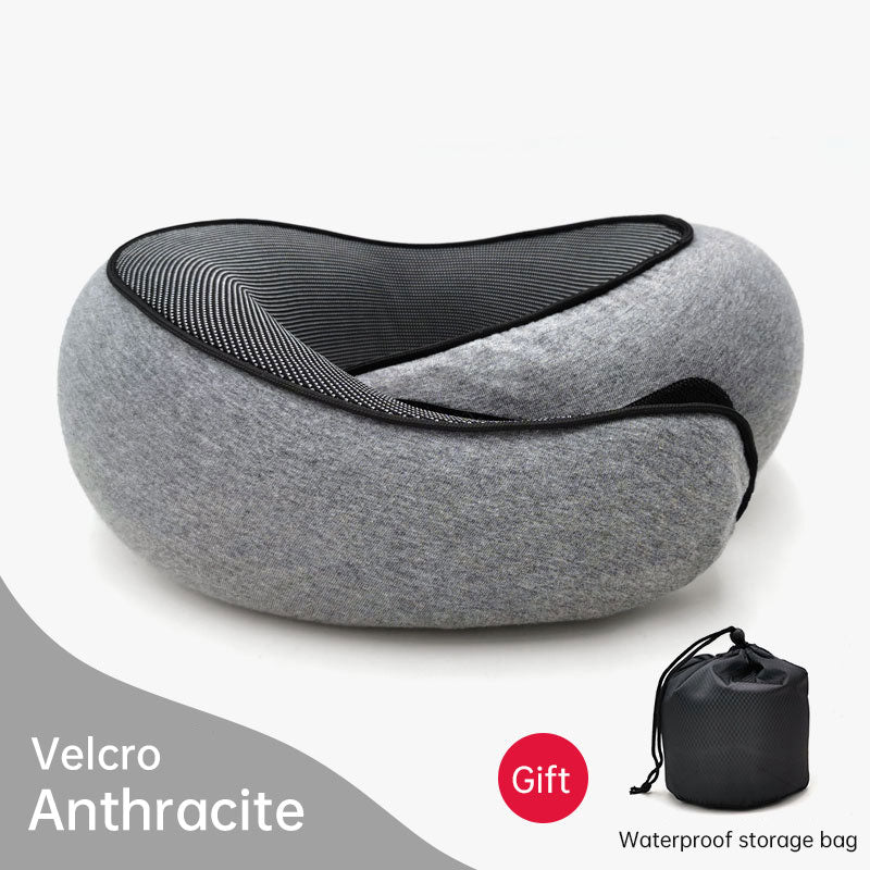Memory Foam Neck Pillow Cervical Vertebra Travel Portable Noon Break Aircraft U Type Of Pillow Sleep Camping Pillow Carry Bag - V.I.P Digital Presence