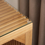 Dining Bench and Table, Pine Indoor Wood Bench for Entryway,Living Room,Kitchen and Bedroom Table (Nature, Long Bench & Table) - V.I.P Digital Presence
