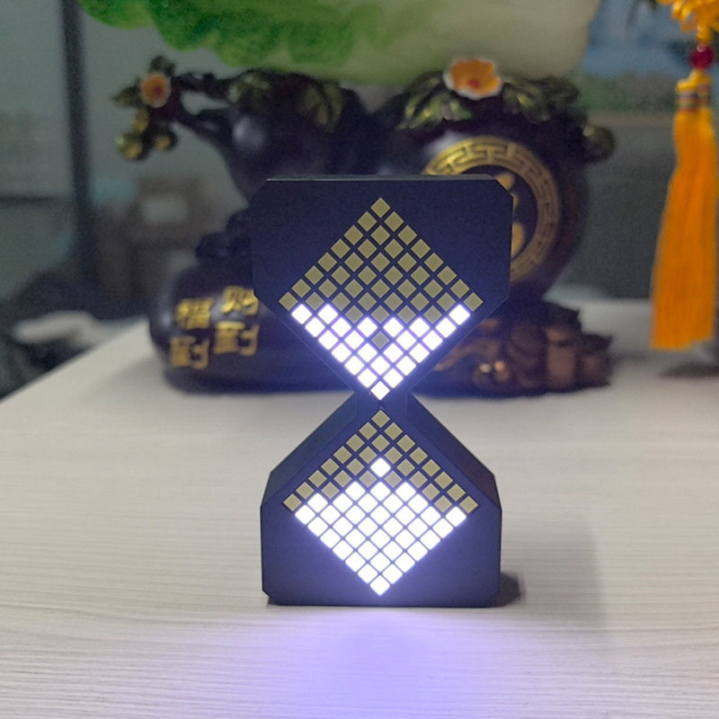 Cyber-style LED electronic sand timer: gravity-sensing, 1-30min countdown, tech decompression toy - V.I.P Digital Presence
