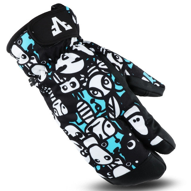 Guantes de invierno cálidos para snowboard, esquí, nieve, ciclismo, esquí, motos de nieve, tallas S, M y XL