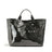 Vintage PVC tote with DuPont lettering. Simple, transparent, large - capacity handbag for commuting women. - V.I.P Digital Presence