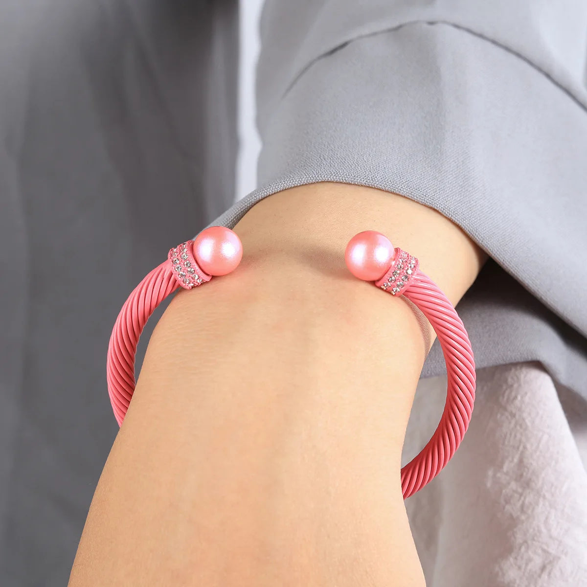 New Fancy Pearl Women's Bracelet Fashion Stainless Steel Non-fading Bracelet Personality Simple Hand Jewelry Accessories - V.I.P Digital Presence