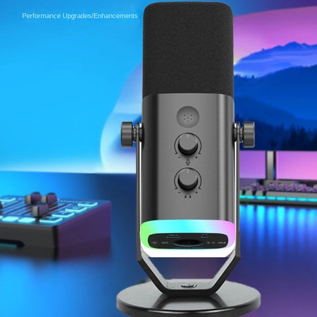 Condenser Microphone for Computer Live Streaming Karaoke Recording Audio Pickup Capacitor Mic for Mobile Phone Universal Karaoke Singing Gaming - V.I.P Digital Presence