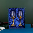 Iris enamel carved red wine glass high footed glass home gift set wine glass - V.I.P Digital Presence