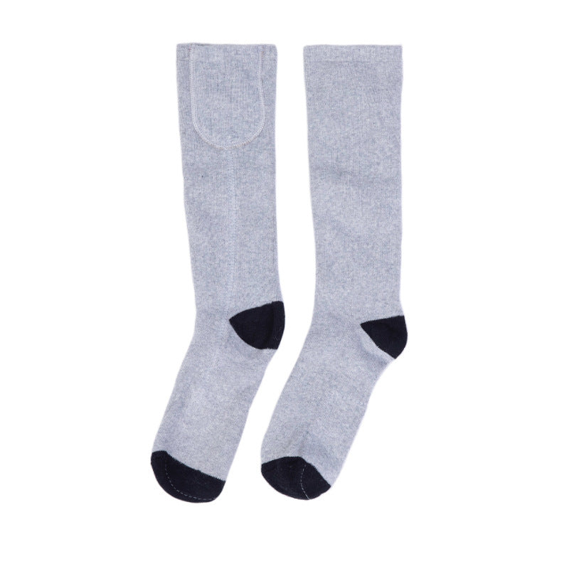 Charging and heating socks, ski socks, electric heating socks, USB charging long tube, warm socks for men and women in winter - V.I.P Digital Presence