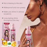 Stage Makeup Glitter Spray Facial Clavicle Brightening Glitter Natural Stereoscopic Long-Lasting Highlighter Spray - V.I.P Digital Presence