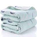 110*110cm Parent-child Baby Summer Bedding Sofa Quilt 100% Cotton Baby Blanket Child Quilt 6 Layers Muslin Swaddle for Newborns - V.I.P Digital Presence