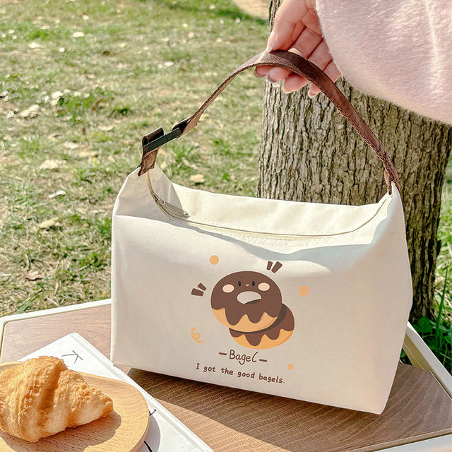 Maillard dessert style large capacity insulated portable lunch box bag student picnic ice pack - V.I.P Digital Presence