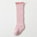 Spring And Summer Children's Socks In The Tube Loose Mouth Fungus Edge Combed Cotton Girls Baby Socks Long Tube Over The Knee Baby Socks - V.I.P Digital Presence