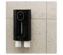 Household Bathroom Mouthwash Cups Wall Mounted Mouth Wash Machine Black Mouthwash Dispenser - V.I.P Digital Presence
