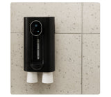 Household Bathroom Mouthwash Cups Wall Mounted Mouth Wash Machine Black Mouthwash Dispenser - V.I.P Digital Presence