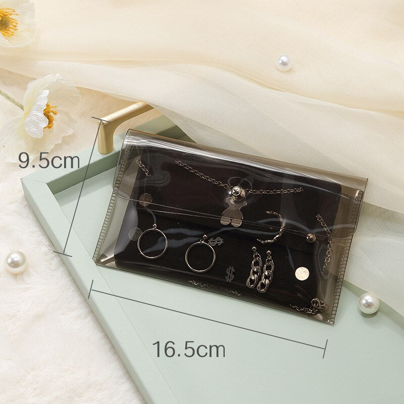 Mini Travel Jewelry Organizer Bag Clear TPU Gift Display Portable Storage Packaging Case Girl Earrings Jewellery Organizer Bags - V.I.P Digital Presence
