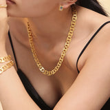 Real gold titanium steel necklace - V.I.P Digital Presence