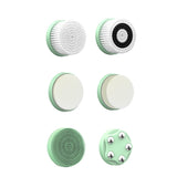 6-In-1 Hot And Cold Facial Cleanser Display Cleansing Brush Ultrasonic Facial Cleanser Pore Cleaning Silicone Beauty Instrument - V.I.P Digital Presence