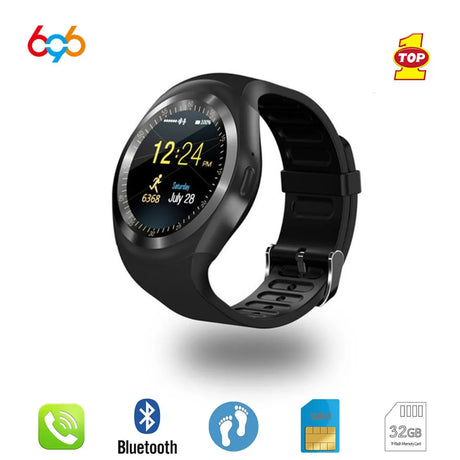 Bluetooth Y1 Smart Watch Relogio Android SmartWatch Phone Call GSM Sim Remote Camera Information Display Sports Pedometer - V.I.P Digital Presence