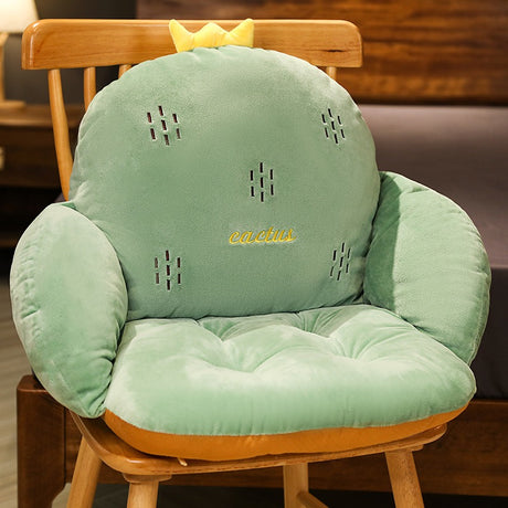 Cushion Office Long Sitting Waist Protection Cushion Integrated Seat Cushion Student Dormitory Chair Plush Backrest Cushion - V.I.P Digital Presence