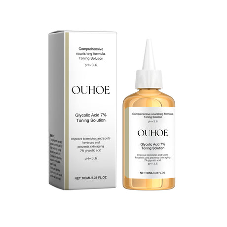 Glycolic Acid 7% Moisturizing Toner, Remove Acne, Improve Skin Condition And Rejuvenate Skin Toner Essence - V.I.P Digital Presence