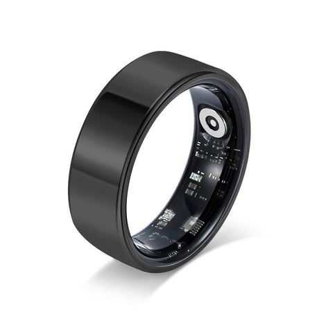 Health Smart Titanium Steel Ring Waterproof Blood Pressure Oxygen Sleep Movement Tracking Multi-Function Ring High-Tech Pair Ring - V.I.P Digital Presence