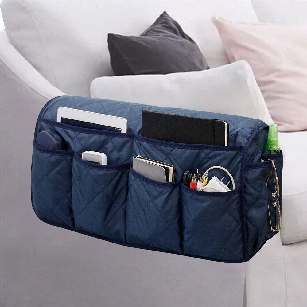 Sofa armrest storage bag, TV remote control bracket, chair side storage bag, side storage bag, miscellaneous storage bag - V.I.P Digital Presence