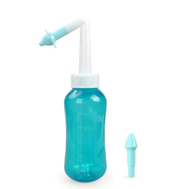 ELERA 300ml Double Nozzles Nasal Irrigator Wash Nasal Irrigation Pot Cleaner Bottle - V.I.P Digital Presence
