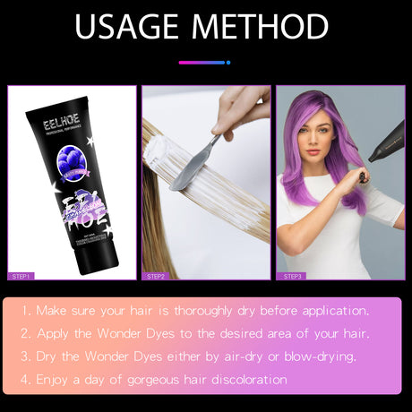 Gradient Hair Conditioner, No Damage To Hair And Scalp Easily Change Hair Color Hair Conditioner - V.I.P Digital Presence
