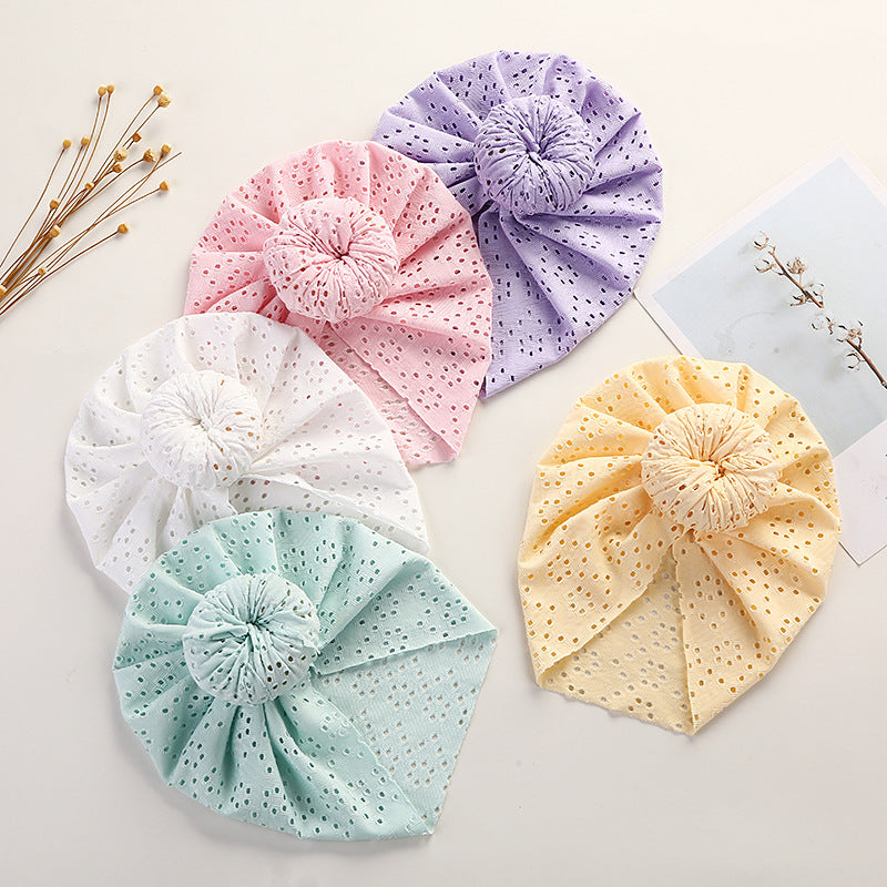 Baby Pullover Cap Cute Lace Hole Donut Baby Indian Tire Cap Children's Headwear - V.I.P Digital Presence