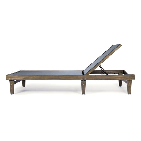 SUMMERLAND CHAISE LOUNGE - DARK GREY MESH - V.I.P Digital Presence