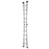 Aluminum Multi-Position Ladder with Wheels, 300 lbs Weight Rating, 22 FT - V.I.P Digital Presence