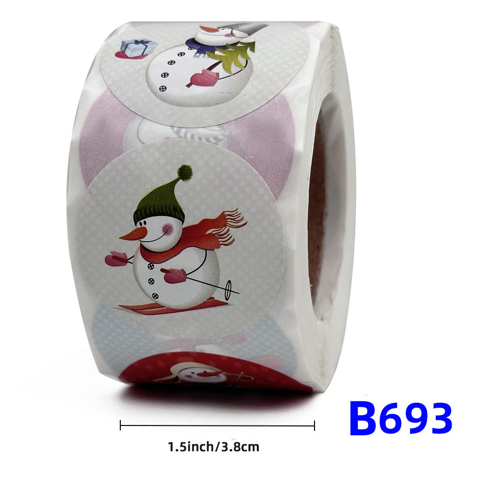 Christmas gift stickers decorative sealing sticker Merry Christmas Reward Self-adhesive labels Children's Day party - V.I.P Digital Presence
