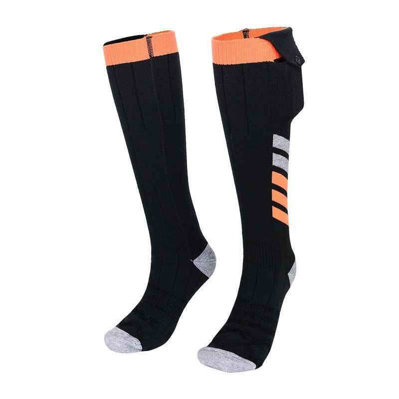 Warm socks for winter, electrically heated socks with USB charging, long tube electric heating socks for skiing, and heated socks for skiing - V.I.P Digital Presence