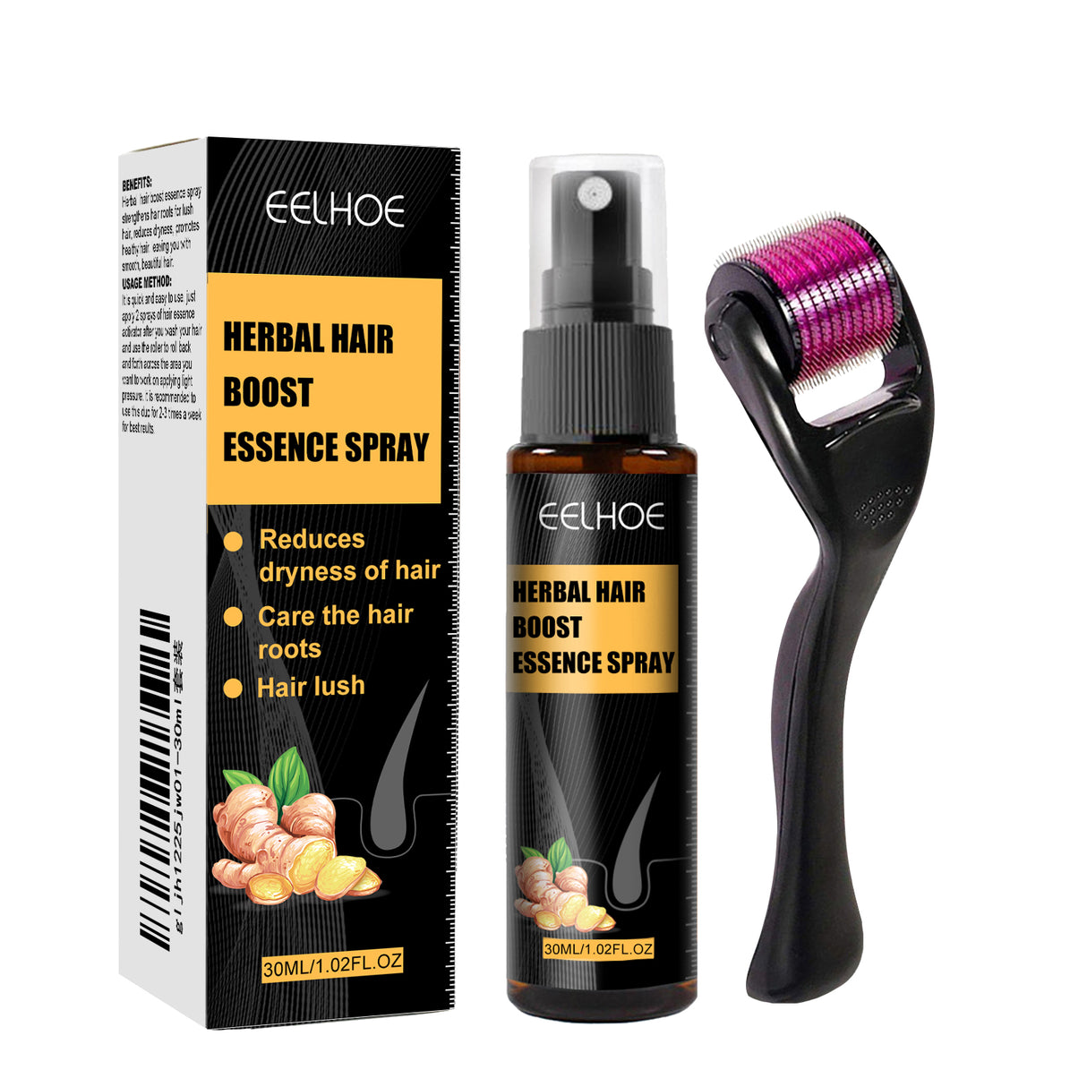 Herbal Hair Essence Spray,Prevent Falling Hair And Scalp Moisturizing And Nourishing Solution - V.I.P Digital Presence
