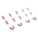 Finished manicure patches, wearable nails, drop-shaped manicure patches, contrasting color combinations - V.I.P Digital Presence
