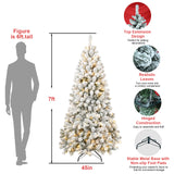 7FT PVC Memory Wire Christmas tree (With Light) - V.I.P Digital Presence
