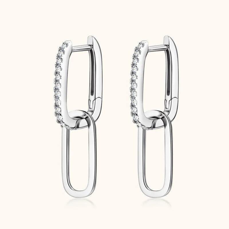 925 Sterling Silver Moissanite Earrings - V.I.P Digital Presence