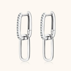 925 Sterling Silver Moissanite Earrings - V.I.P Digital Presence