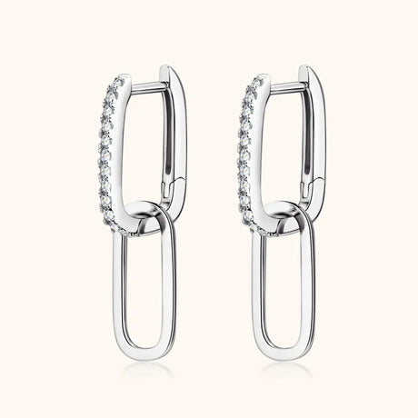 925 Sterling Silver Moissanite Earrings - V.I.P Digital Presence