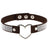 Japan's Harajuku Soft Girl Black Rhinestone Peach Heart Love-Shaped Collar Women's Neck Strap Collarbone Necklace Short - V.I.P Digital Presence